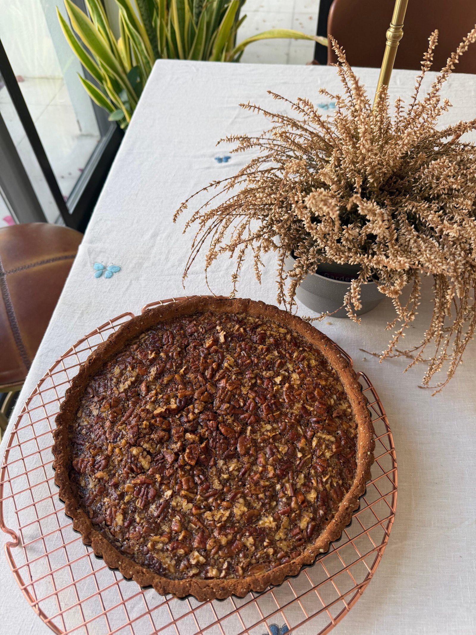 Salted Maple Pecan Tart